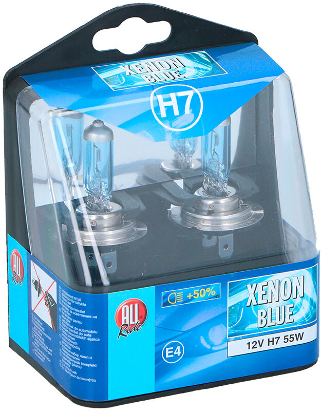 ALLRIDE Žárovka 12 V H7 xenon modrá 2 ks