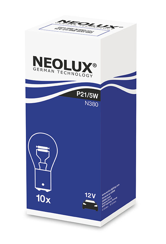 NEOLUX Žárovka pomocná P21/5W 12V N380-ks