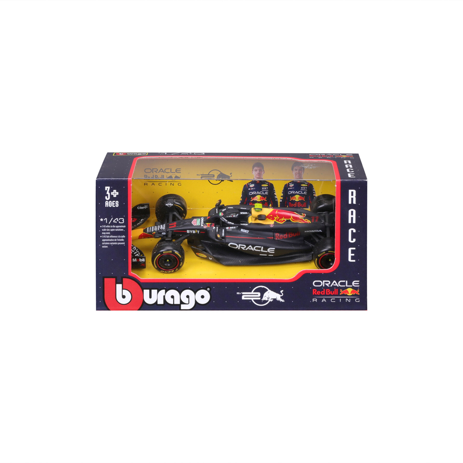 Bburago RACE Formule F1, Team Oracle Red Bull Racing RB20, Sergio Peréz, 1:43
