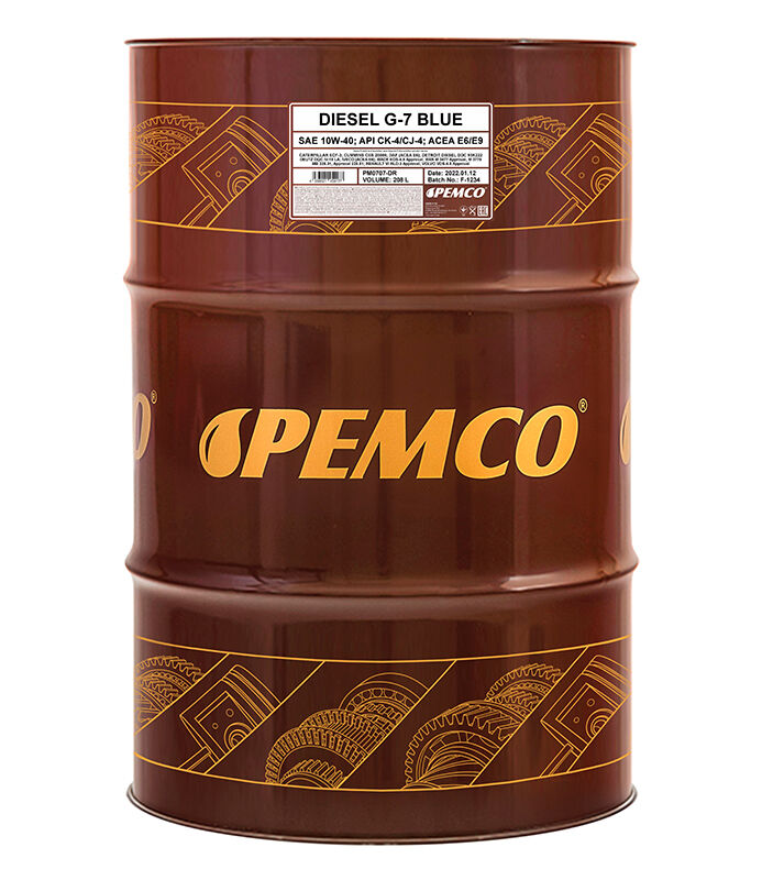 PEMCO Diesel G-7 10W-40 E6/E9 (E8/E11) 208 lt