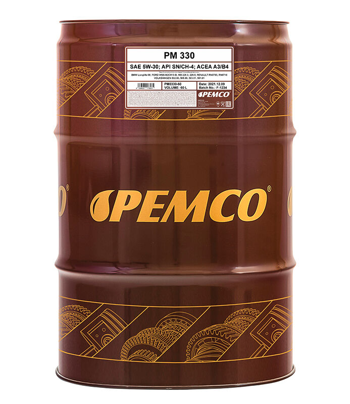 PEMCO 330 5W-30 A3/B4 60 lt
