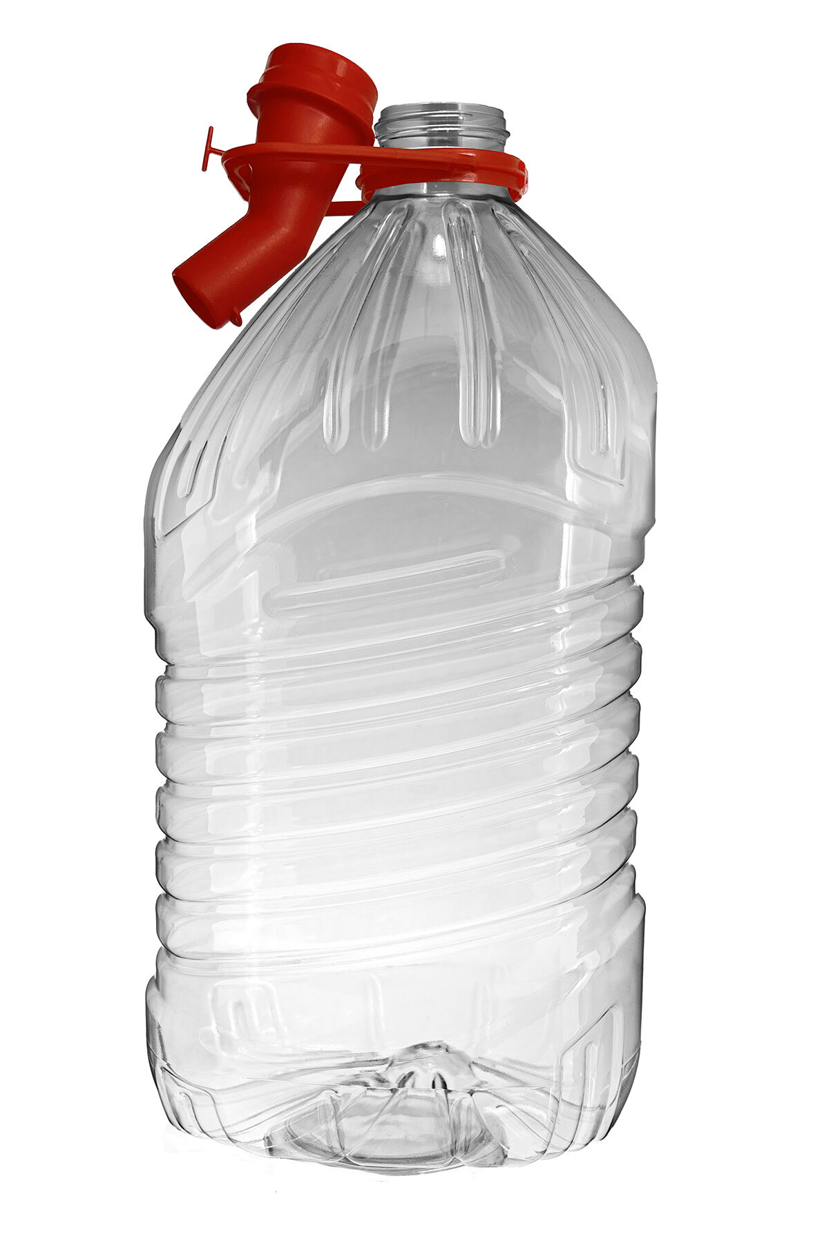 Láhev Automotive PET 4 l + odnoska a nálevka