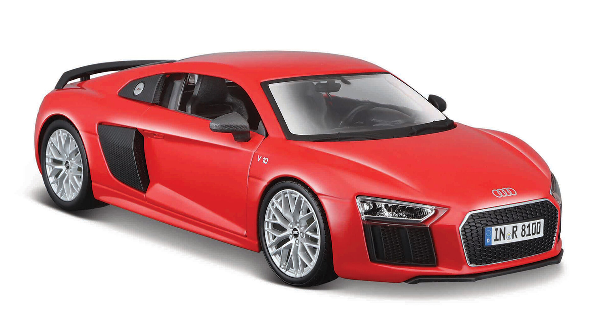 Maisto Audi R8 V10 Plus červená 1:24