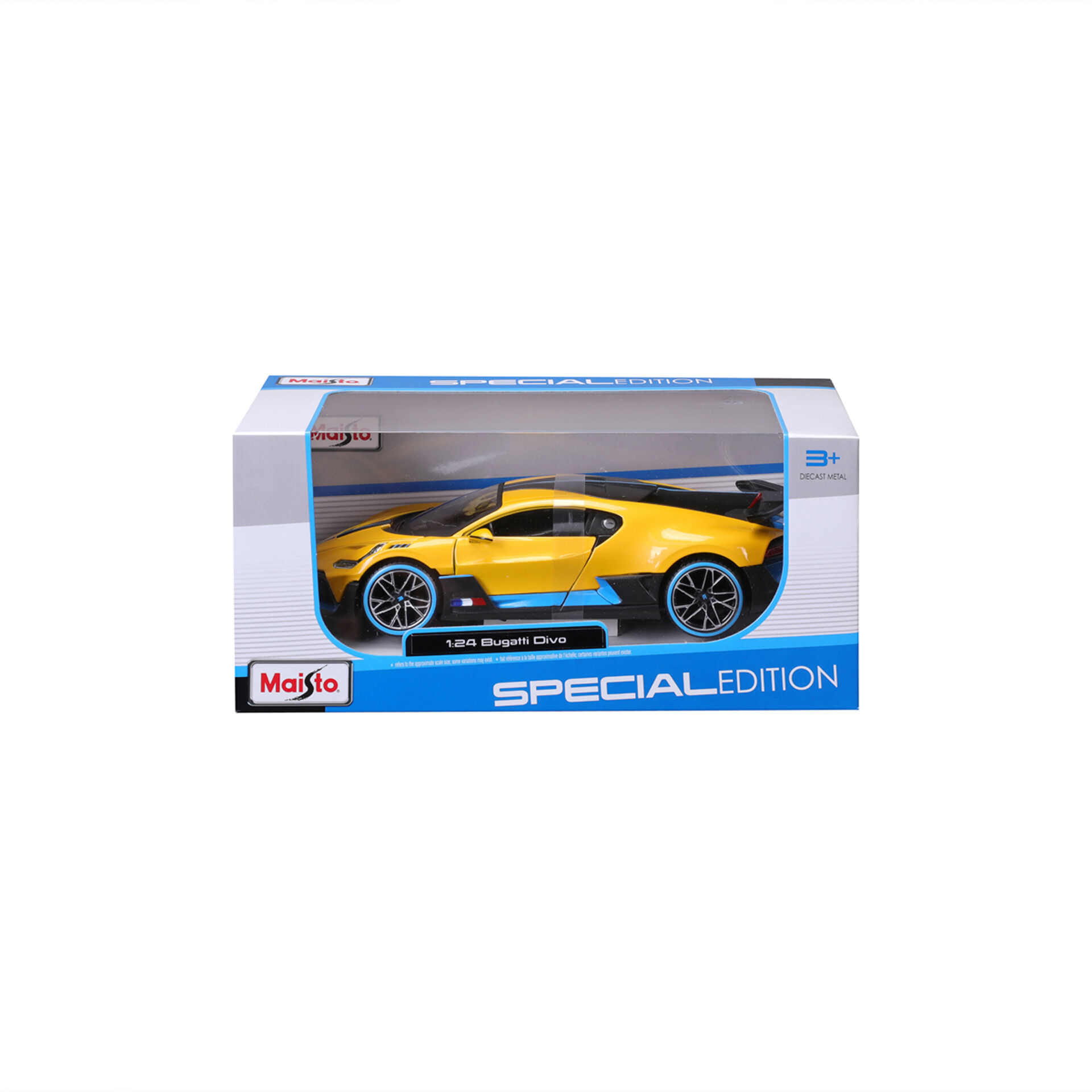 Maisto Bugatti Divo žlutá 1:24