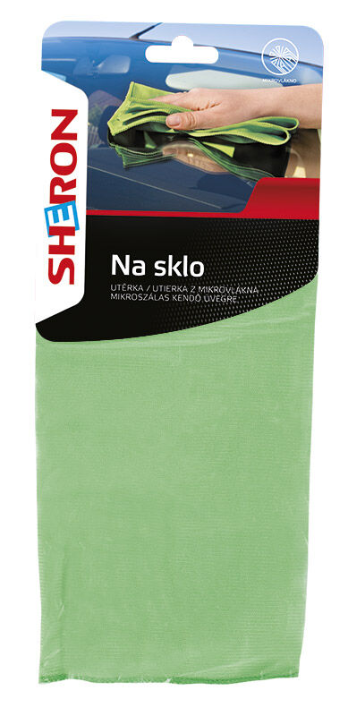 SHERON Mikroszálas törlőkendő üveg