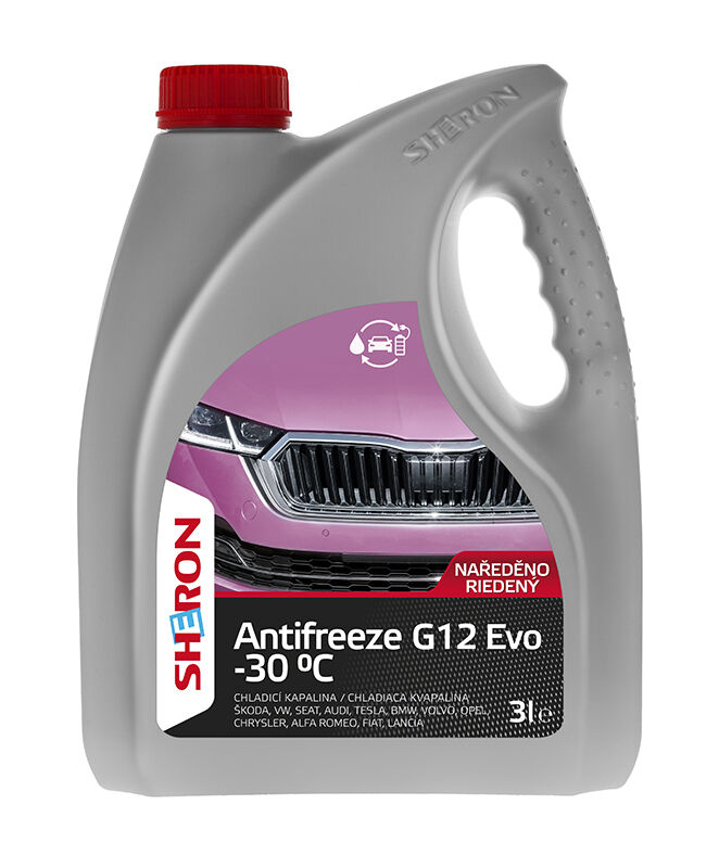 SHERON Antifreeze G12 Evo -30 °C 3 lt