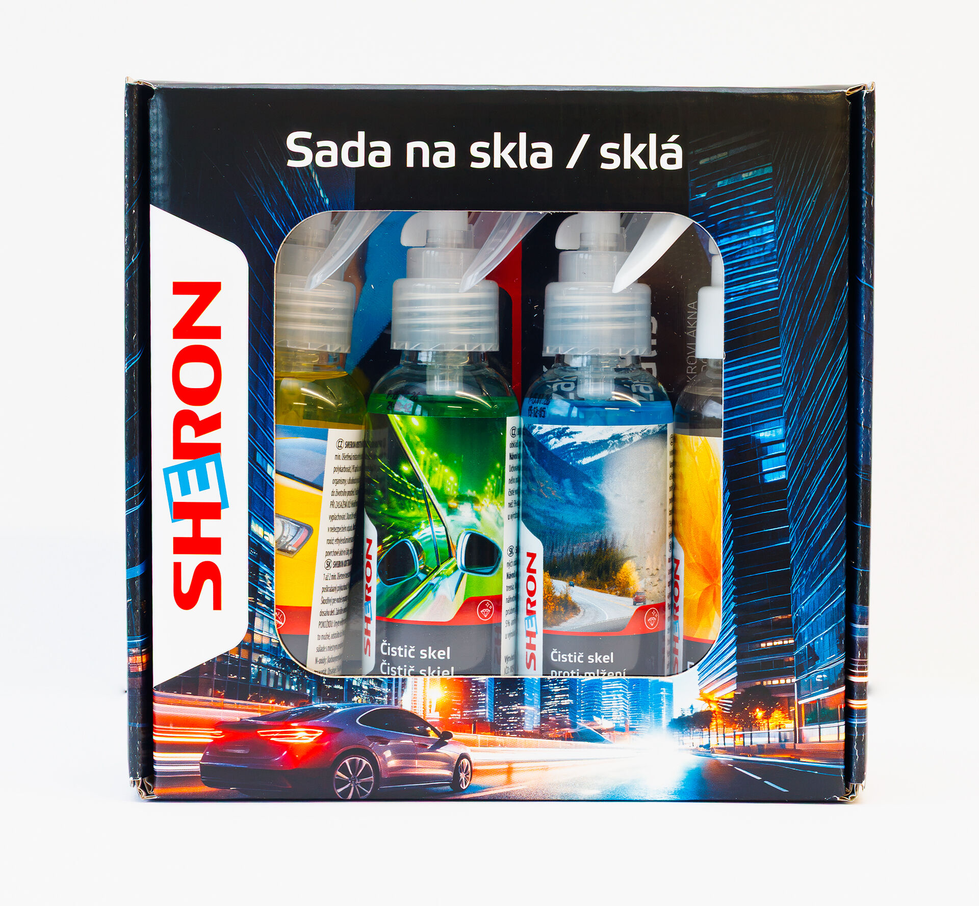SHERON Sada autokosmetiky Na skla