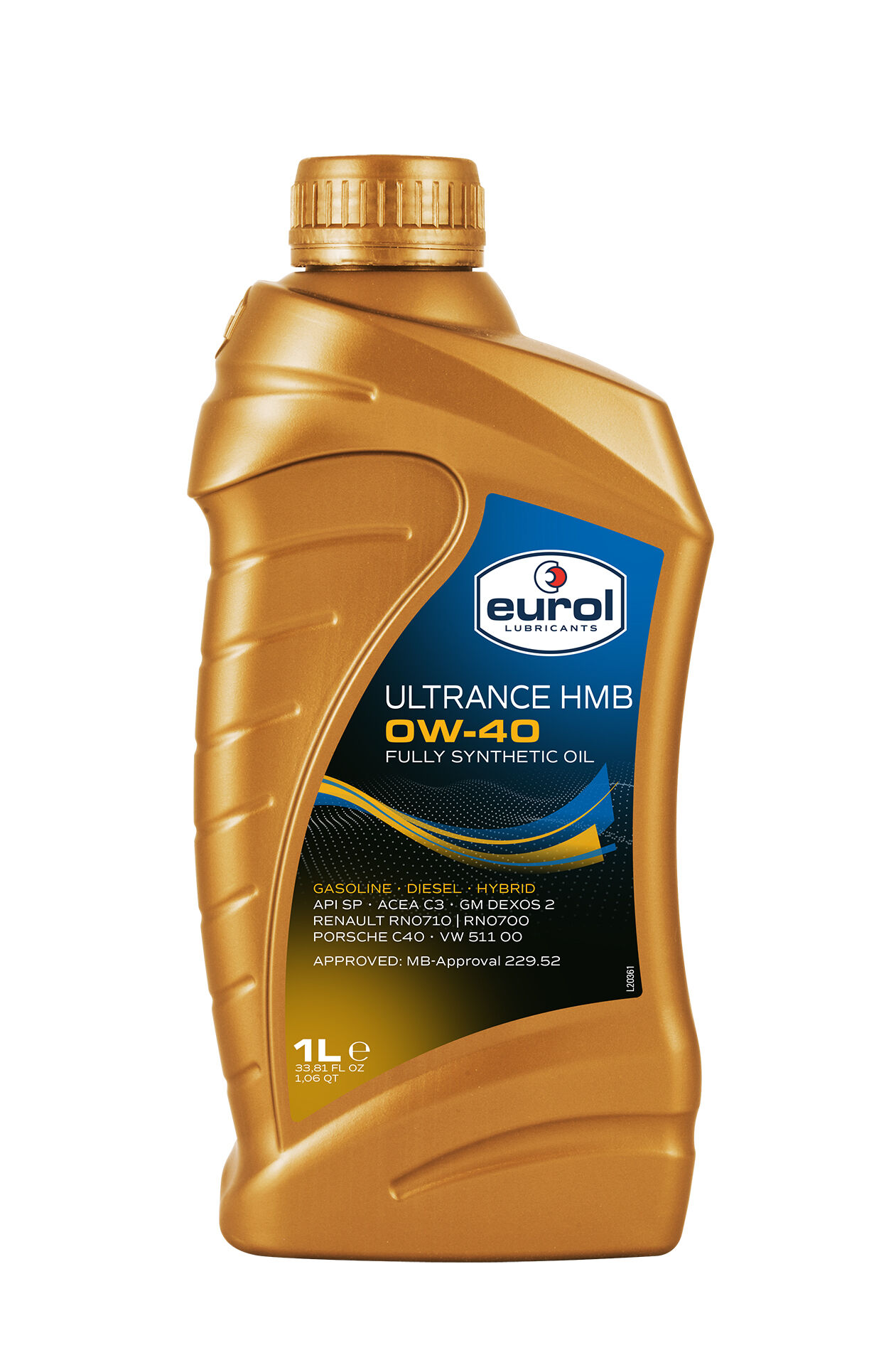EUROL Ultrance HMB 0W-40 1 lt