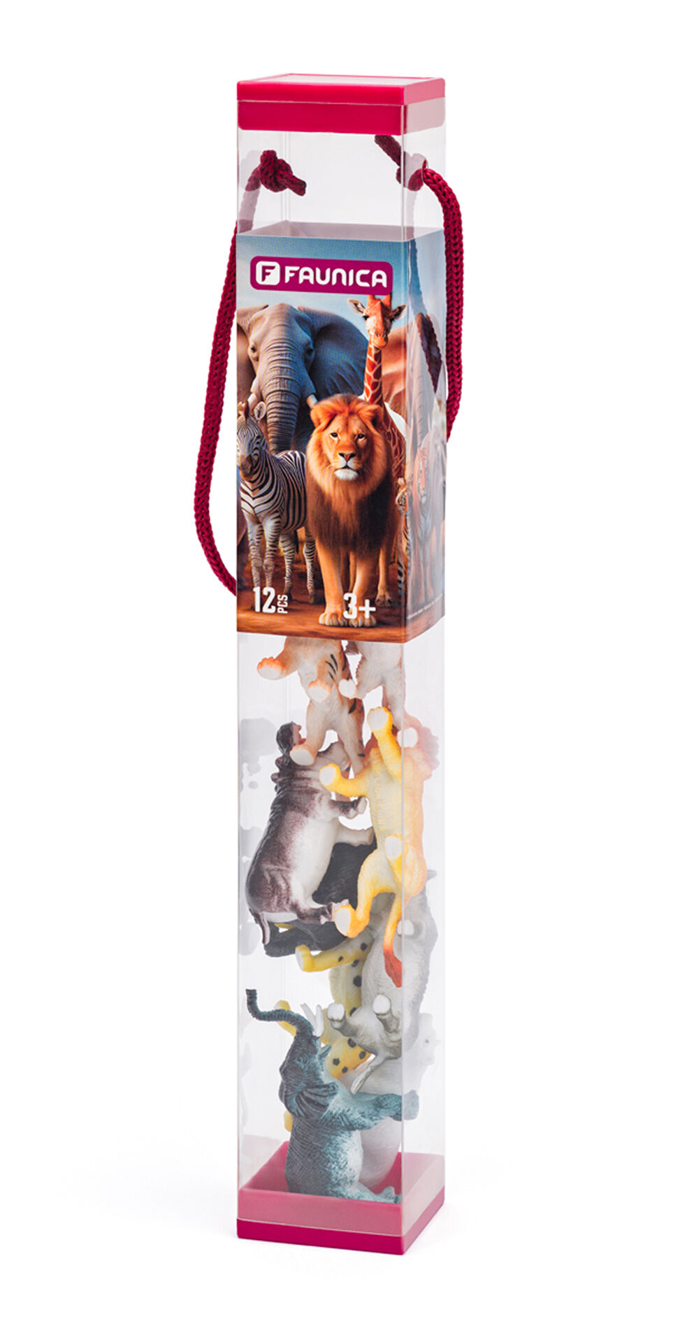 Zvířátka figurky v tubě - Safari