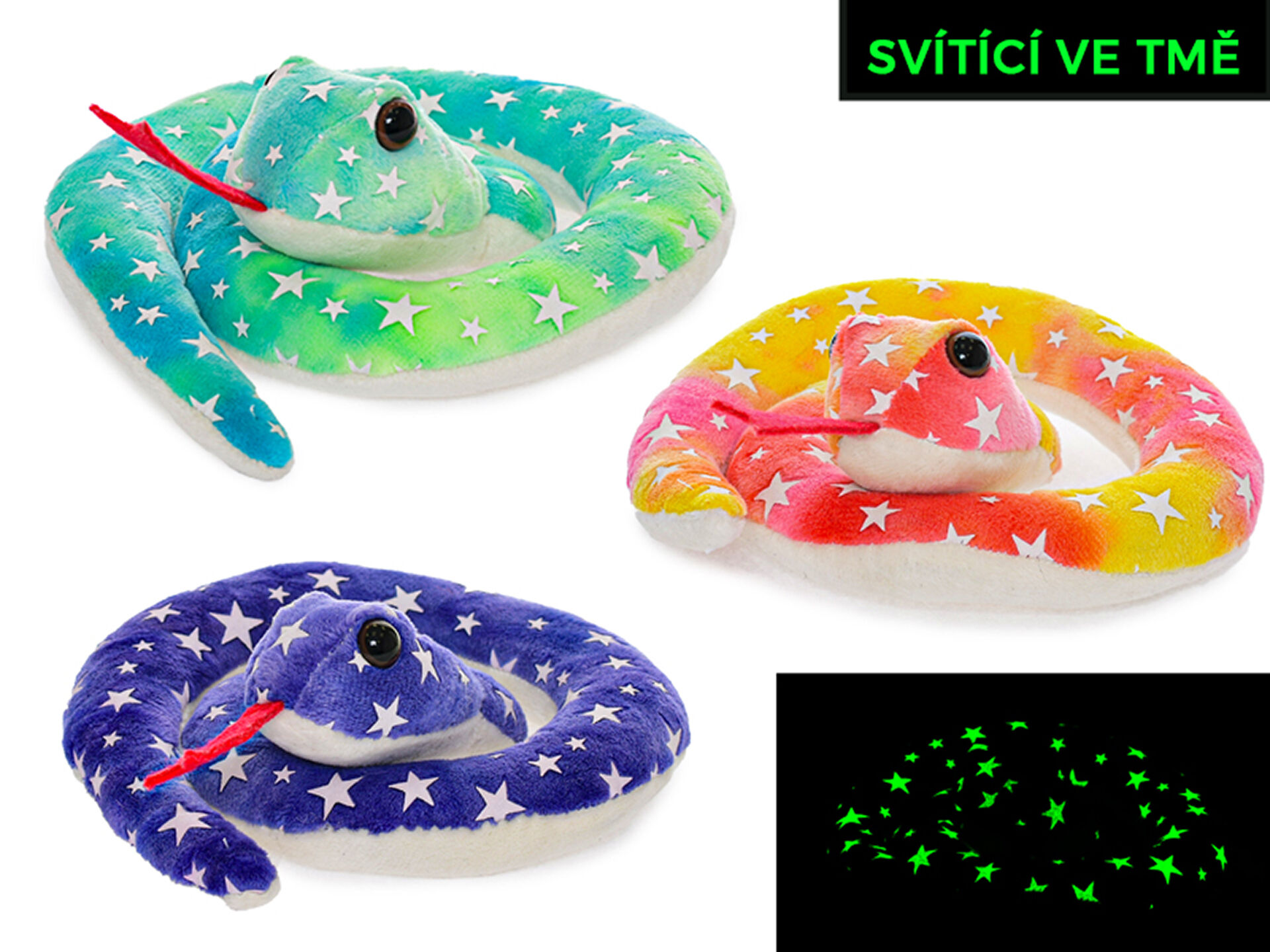 Had plyšový 15 cm - svítící ve tmě / VB