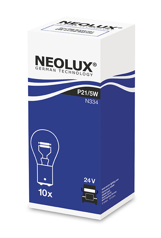 NEOLUX Žárovka pomocná P21/5W 24V N334-ks