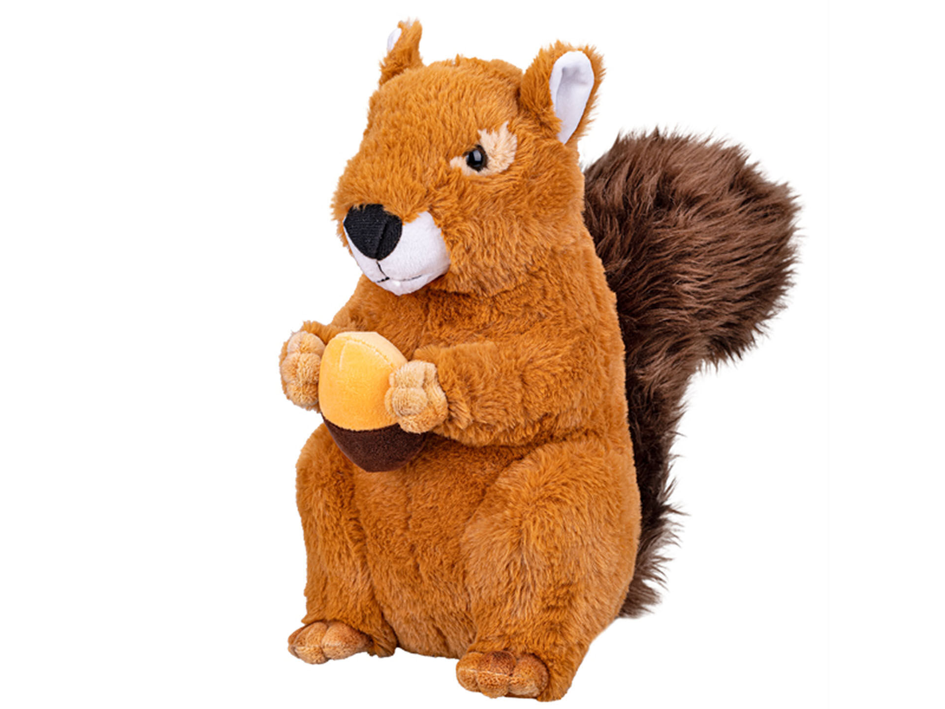 Veverka obecná plyšová 33 cm - sedící