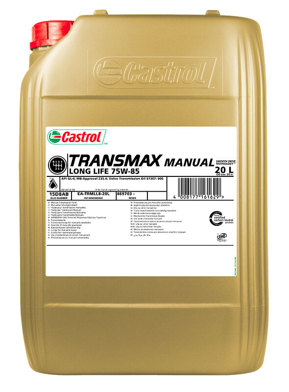 CASTROL TRANSMAX Manual LL 75W-85 20 lt