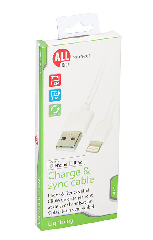 ALLRIDE Connect Nabíjecí kabel pro iPhone, 120 cm