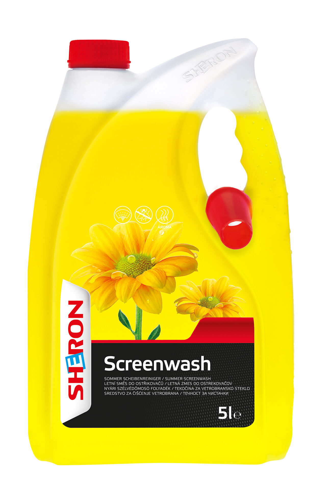 SHERON Nyári szélvédőmosó 5 lt + kiöntő