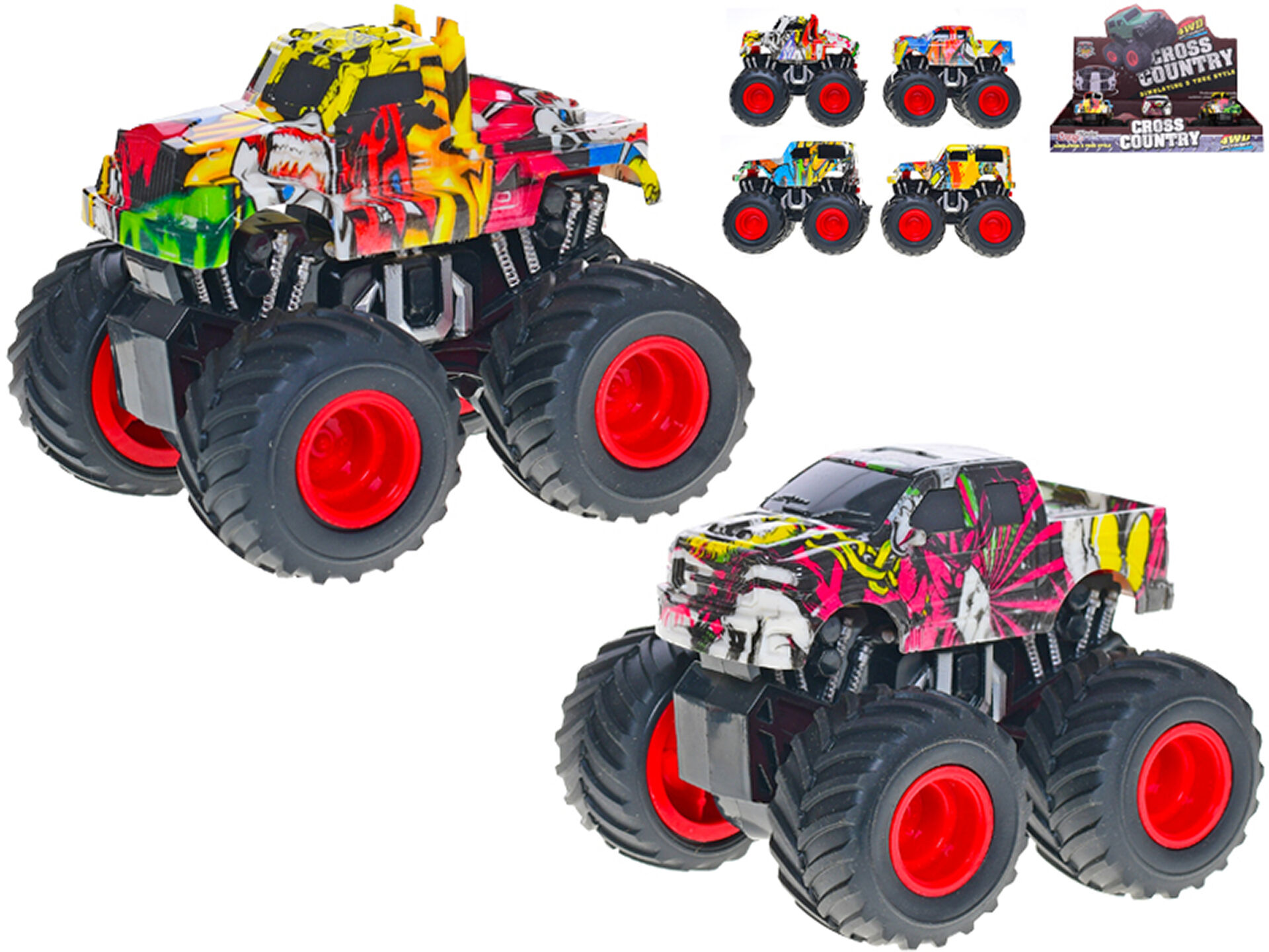 Monster truck 12 cm - na setrvačník / VB / VV