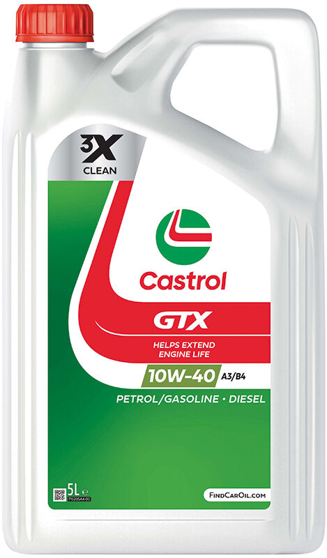 CASTROL GTX 10W-40 A3/B4 5 lt
