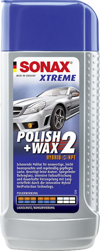 SONAX XTR Leštěnka s voskem WAX 2 250 ml