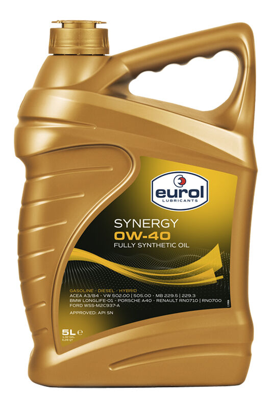 EUROL Synergy 0W-40 A3/B4 5 lt