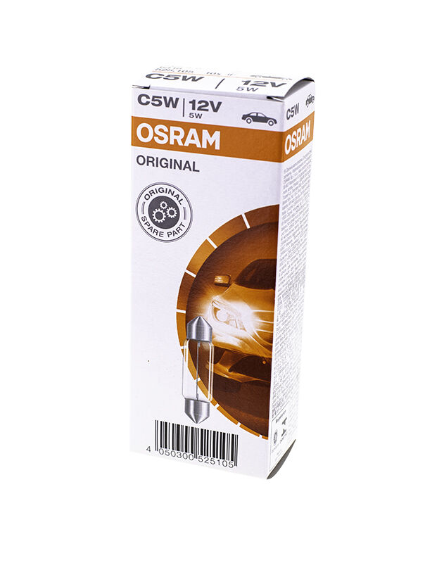 OSRAM Žárovka pomocná C5W 12V 6418FS10-10 ks