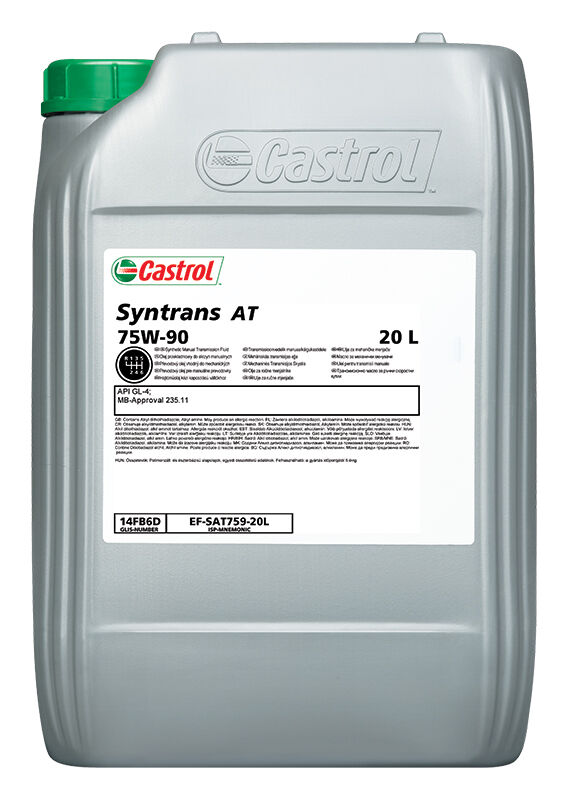 CASTROL TRANSMAX Manual AT 75W-90 20 lt