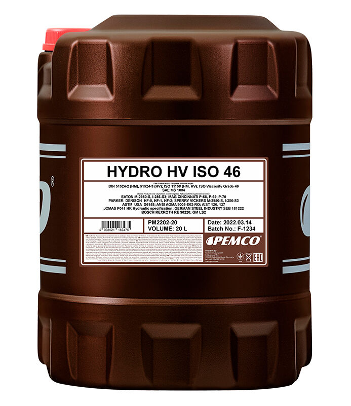 PEMCO Hydro HV ISO 46 20 lt DF Partner