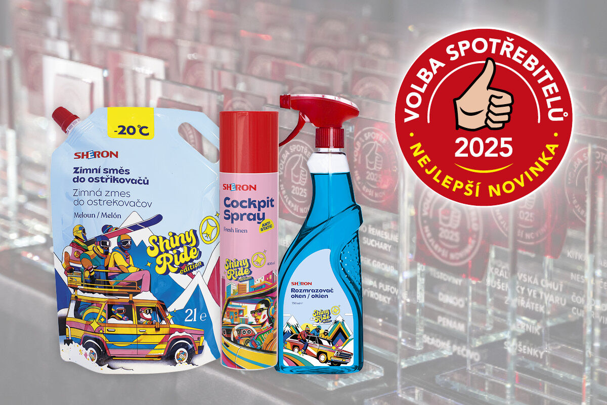 SHERON opět vítězí ve Volbě spotřebitelů 2025!