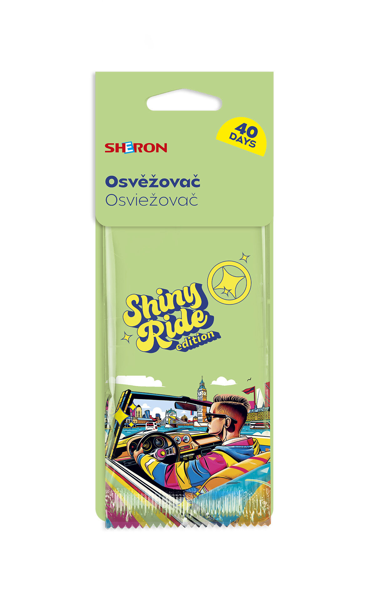 SHERON Shiny Ride Osvěžovač Boy/tray