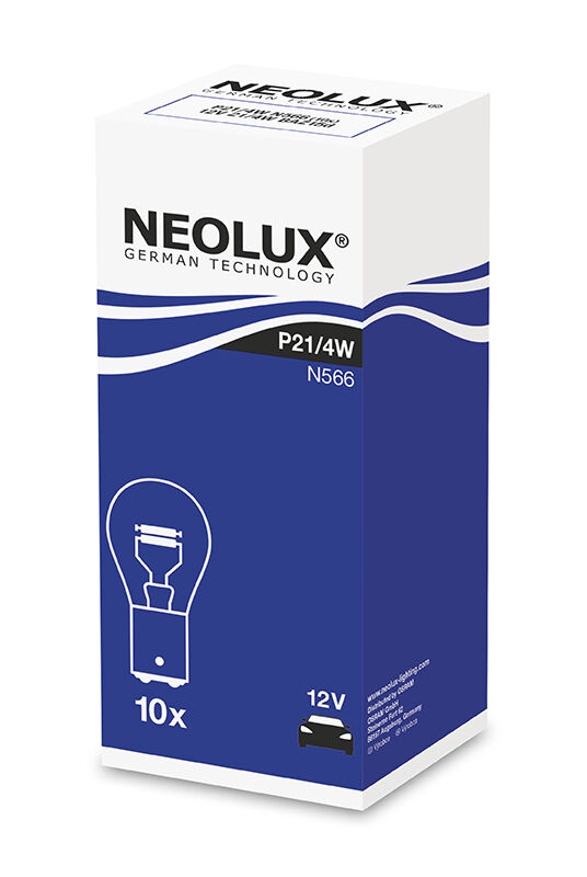 NEOLUX Žárovka pomocná P21/4W 12V N566-ks