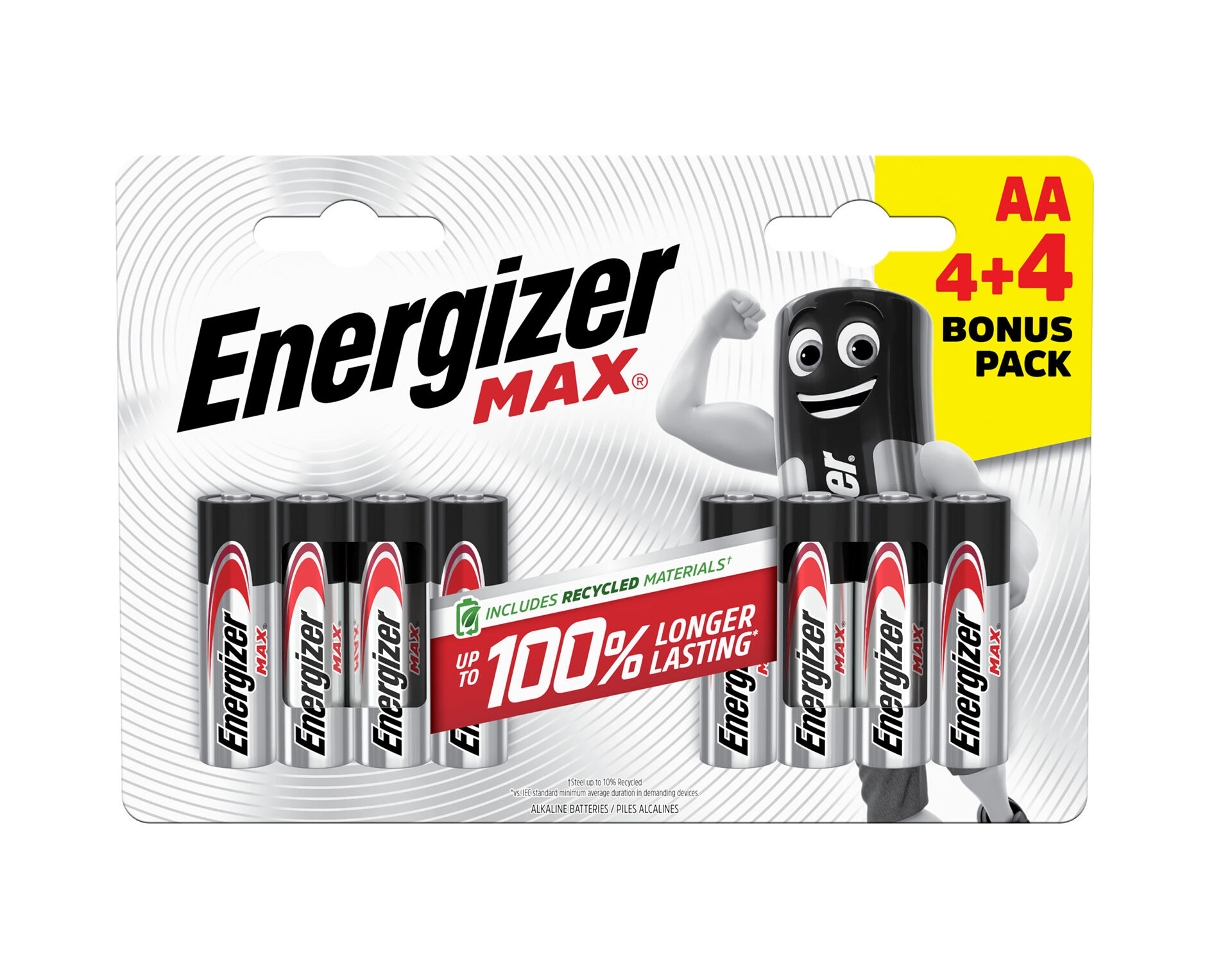 ENERGIZER MAX AA 4+4 zdarma