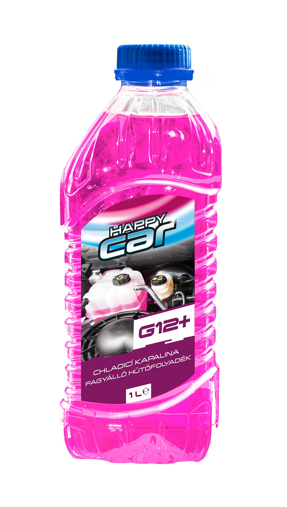HU/CZ HAPPY CAR Fagyálló hűtőfolyadék G12+ 1 lt PET