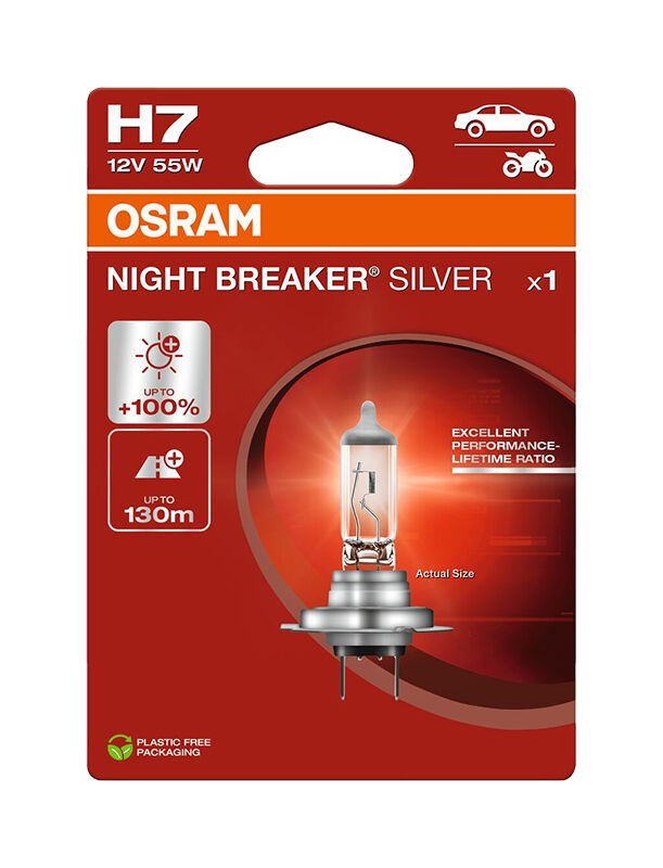 OSRAM NB Silver NG H7 12V 64210NBS-01B NEW