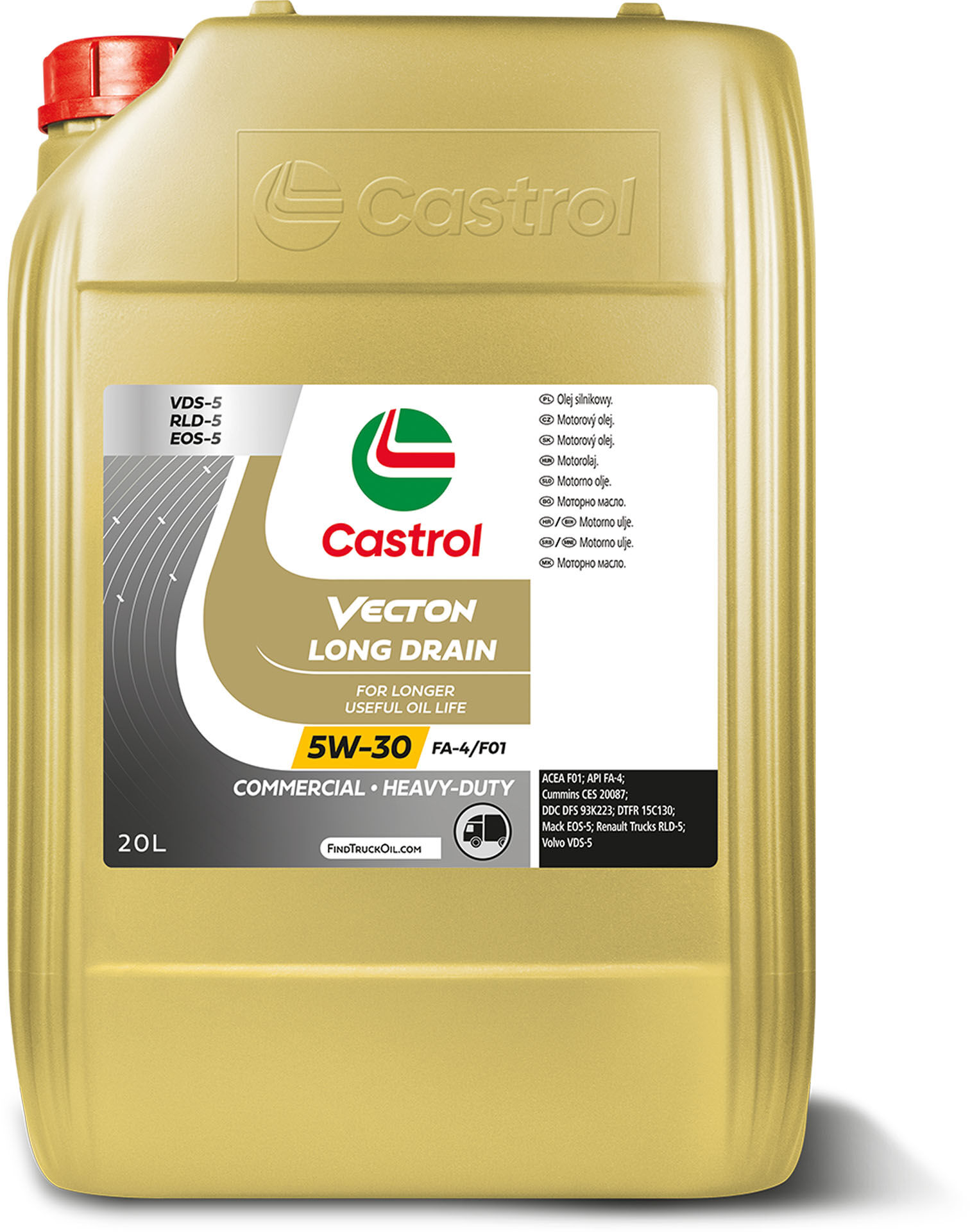 CASTROL VECTON Long Drain 5W-30 FA-4/F01 20 lt