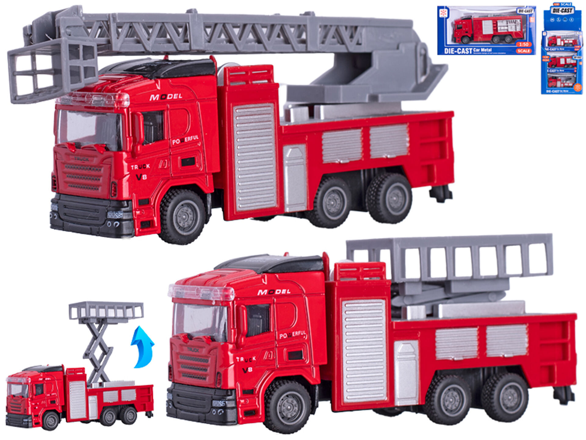 Auto hasičské 13 cm - zpětný chod / VV