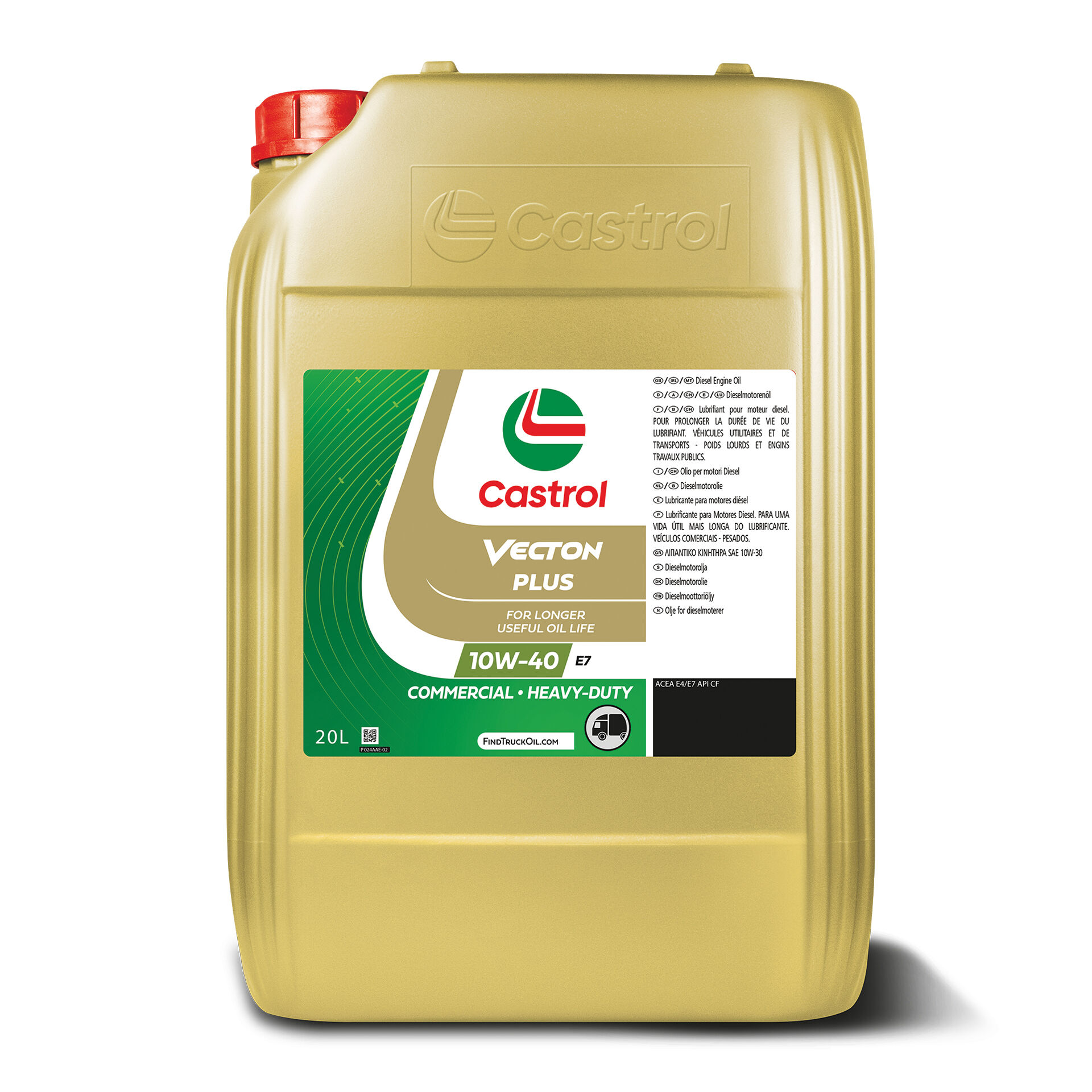 CASTROL VECTON Plus 10W-40 E7 20 lt