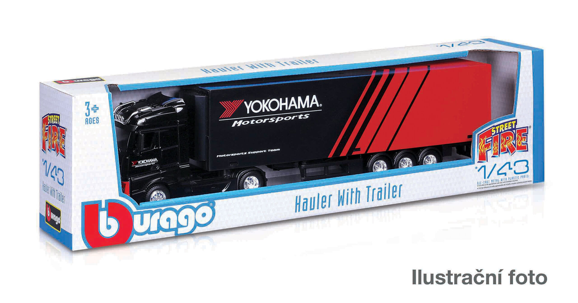 Bburago Kamiony s přívěsem Street Fire 1:43 / VB / VV