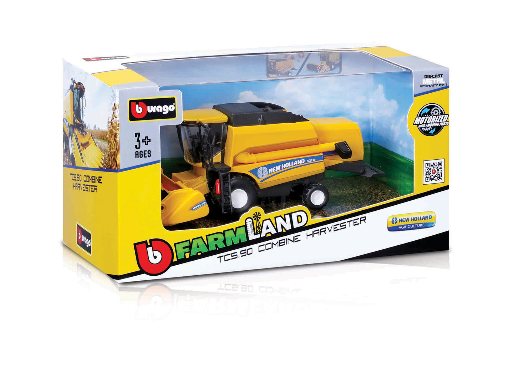Bburago FarmLand Kombajn New Holland TC5.90 18 cm