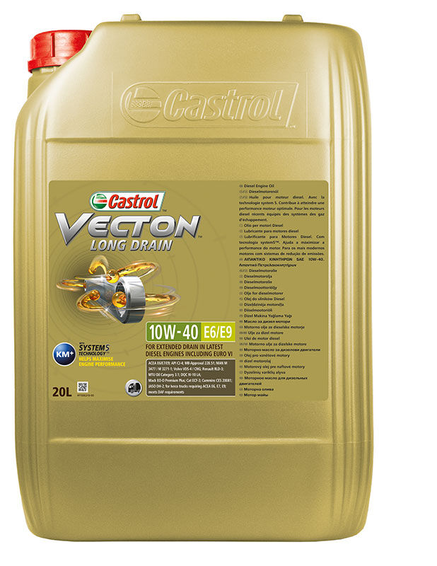 CASTROL VECTON Long Drain 10W-40 E6/E9 20 lt