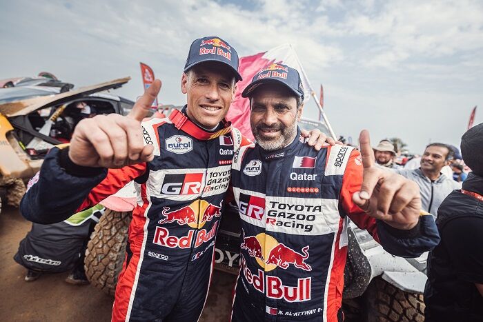 Brilantná Al-Attiyah zaútočil na piate víťazstvo v Dakare a Van deň Brink skončil tretí!