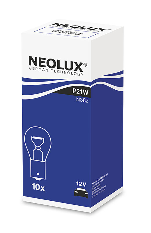 NEOLUX Žárovka pomocná P21W 12V N382-ks