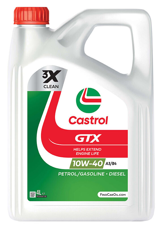 CASTROL GTX 10W-40 A3/B4 4 lt