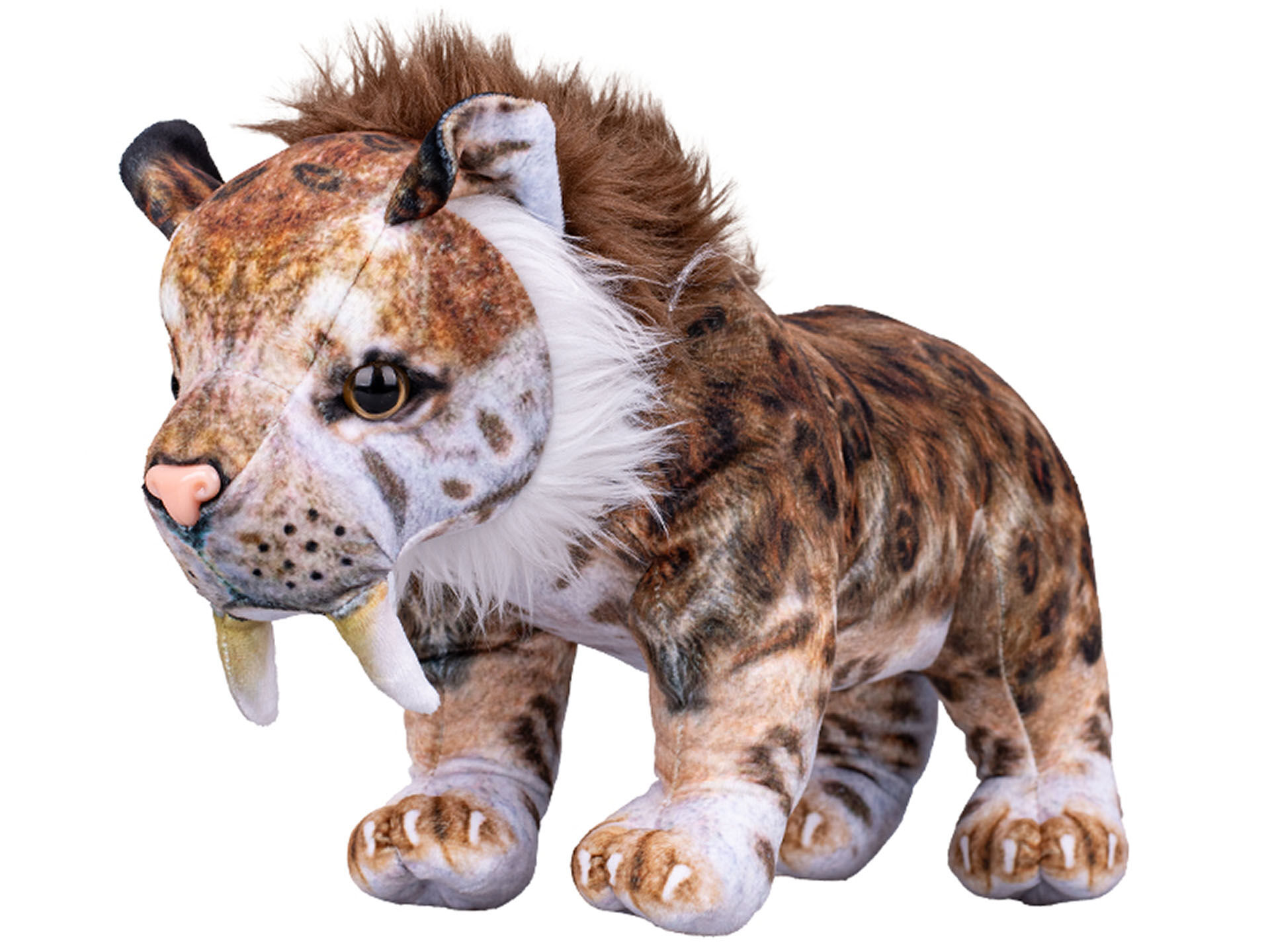 Tygr šavlozubý plyšový 40 cm - stojící