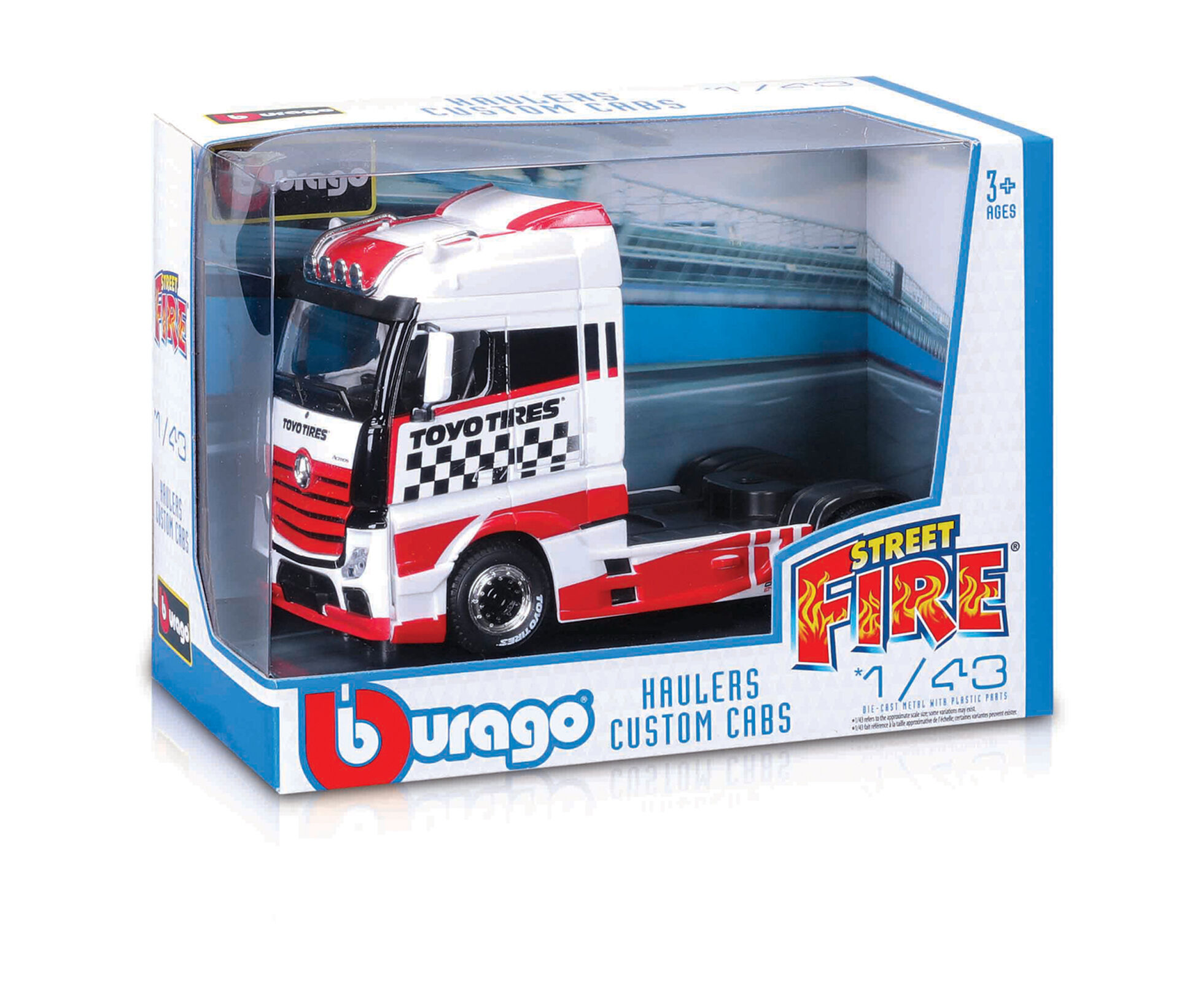 Bburago Auta Street Fire Haulers custom cabs 1:43 / VB / VV