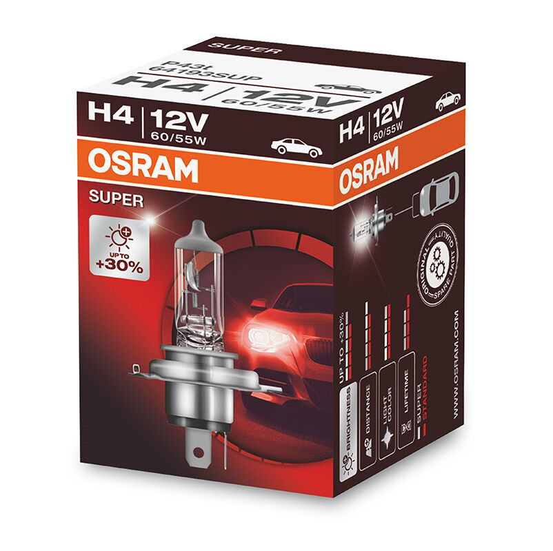 OSRAM Super H4 12V 64193SUP-ks