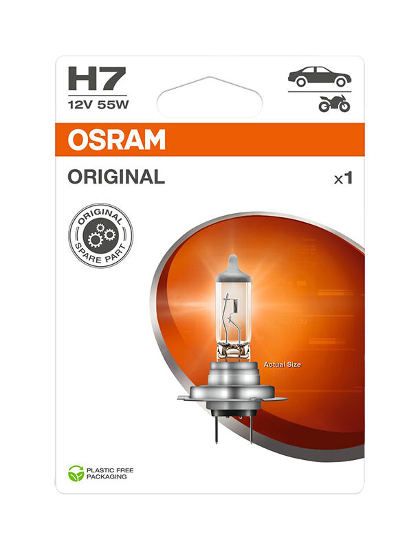 OSRAM Standard H7 12V 64210-01B NEW