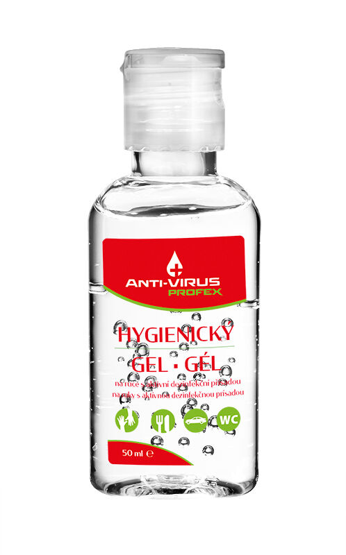 PROFEX Anti-VIRUS Hygienický gél na ruky 50 ml