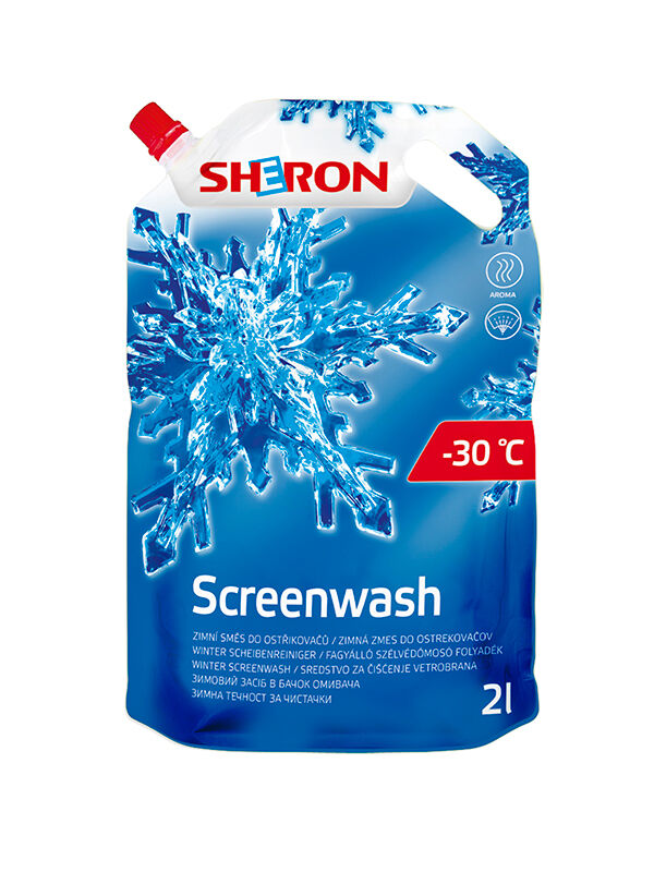 SHERON Zimný ostrekovač Softpack -30 °C 2 lt Citrón