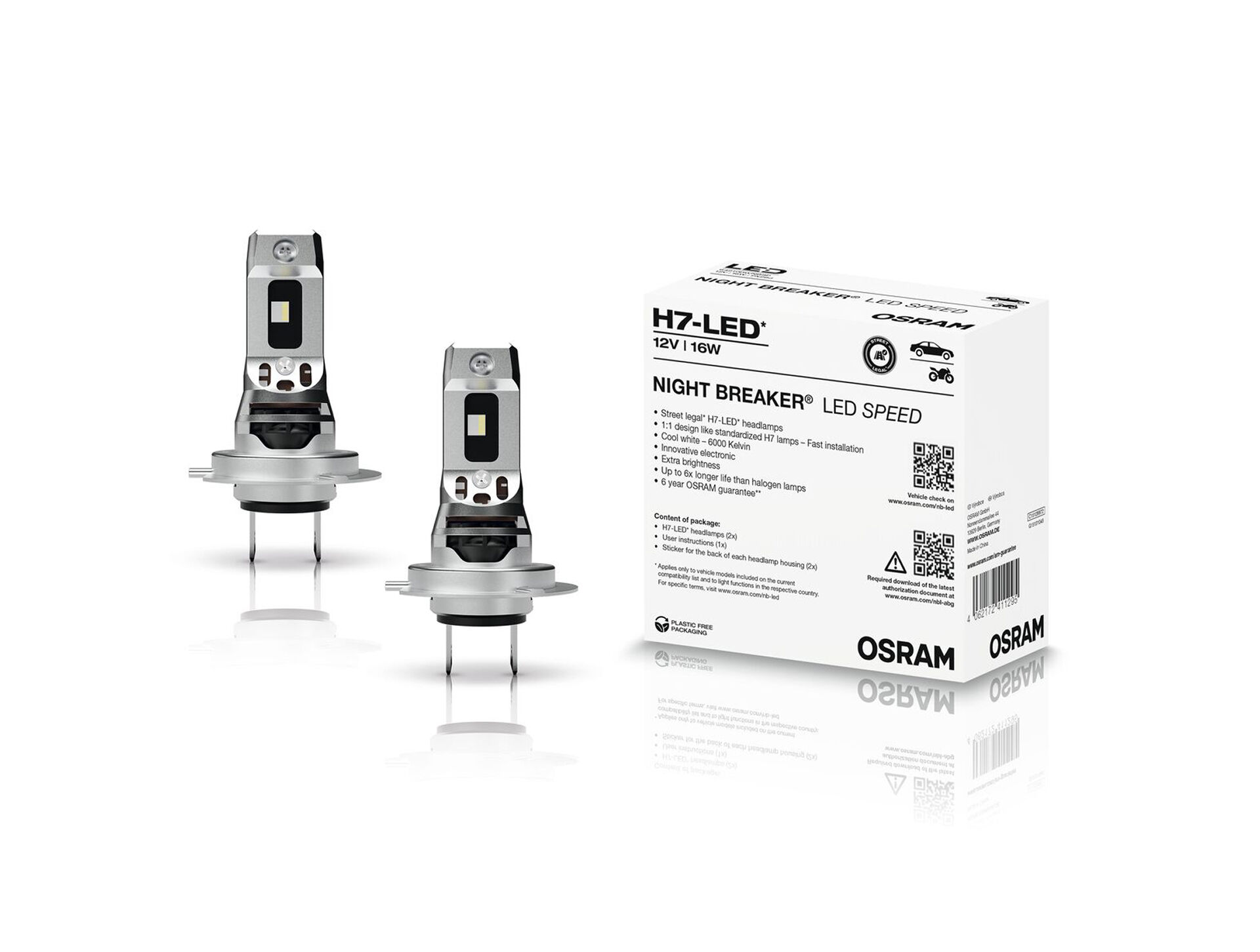 OSRAM NB H7 LED SPEED 12V-Duobox