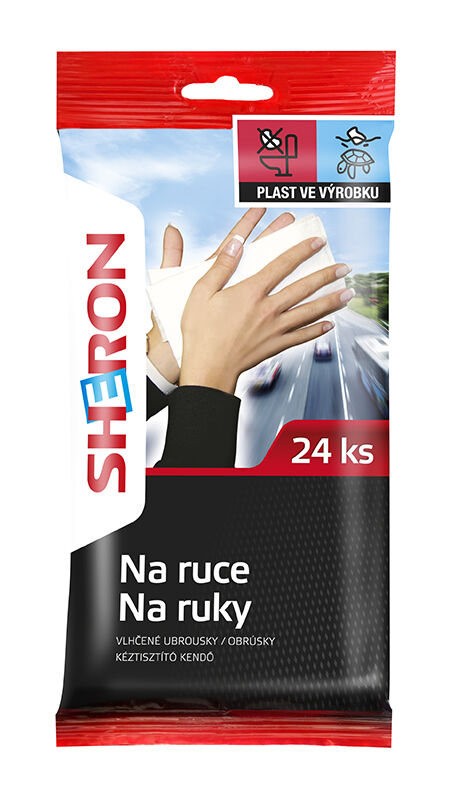 SHERON Ubrousky na ruce 24 ks - new