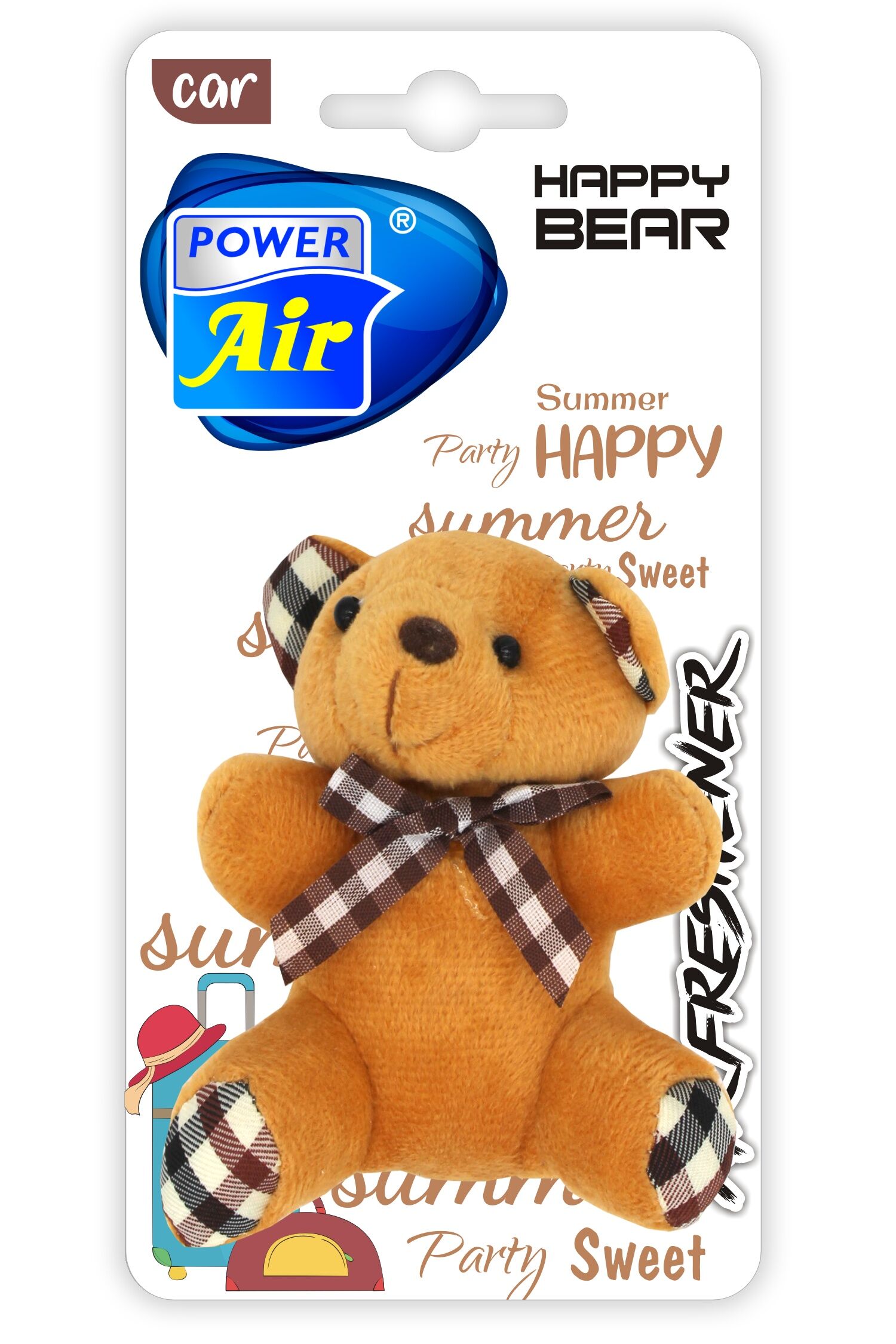 POWER AIR Happy Bear Brown Black Dragon